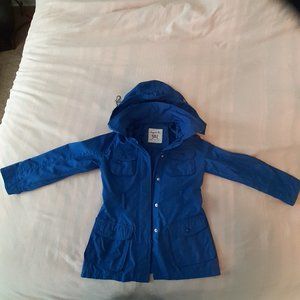 LIGHTWEIGHT LONG LINED JACKET WINDBRAKER SIZE 6